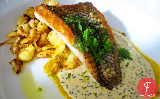 Lucjan czerwony z bazylią Vinaigrette