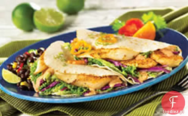 Tilapia Soft Tacos z kremem Chipotle
