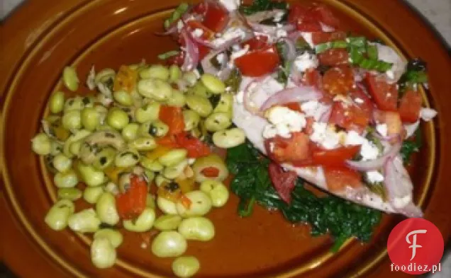 Pieczona Tilapia W Stylu Śródziemnomorskim