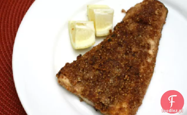 Pstrąg tęczowy z czerwonym Chili i orzechami pekan