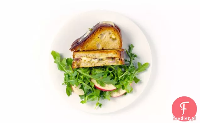 Gruyère Grillowany Ser Z Sałatką Jabłkową