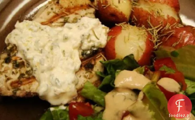 Grillowany Tuńczyk Z Aioli