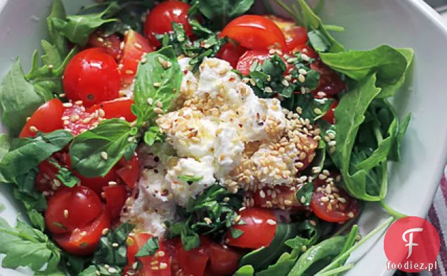 Ser Ricotta, Pomidory I Bazylia