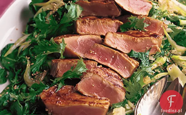 Grillowany Tuńczyk z Miso szalotka Karmel