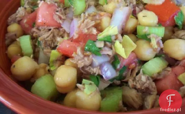 Szybka i prosta sałatka z tuńczykiem i Garbanzo