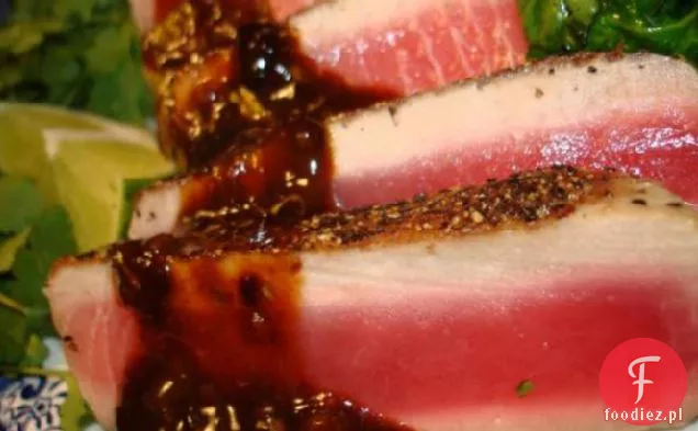 Tuńczyk Z Morelową Glazurą Chipotle
