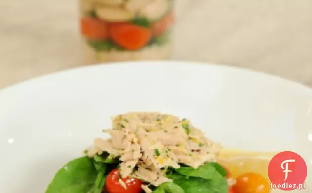 Słoiki Do Sałatek Z Tuńczykiem Nicoise