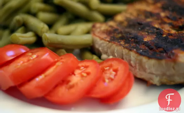 Tuńczyk zapiekany o Smaku azjatyckim z fasolką szparagową