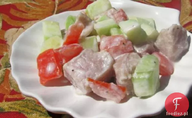Poisson Cru lub E ' i Ota (tuńczyk marynowany limonką Tahitańską)