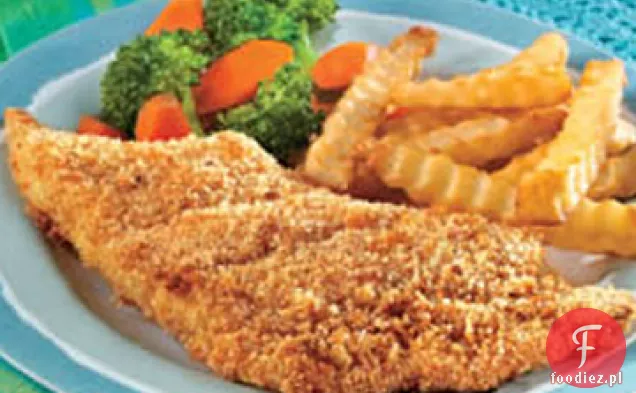 Chrupiące Filety Rybne Smażone W Piecu