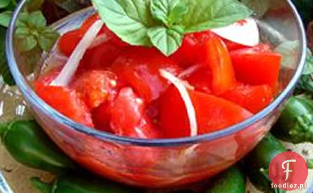 Chrissy 's Sweet' N ' Sour Tomato Salad