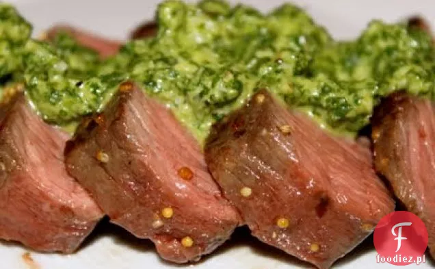 Sous Vide Polędwica Wołowa Z Sosem Rukola Chimichurri