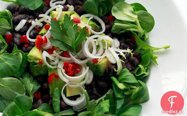 Czarna Fasola, Papryka Chili I Mieszane Liście