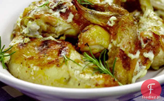 Grillowany kurczak z sosem Barbecue Rosemary White Recipe