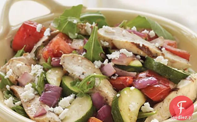 Grillowana Sałatka z kurczaka i rukoli warzywnej