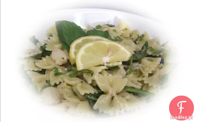 Farfalle W / zioła i przegrzebki
