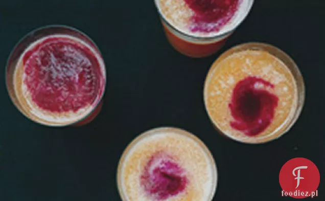 Cantaloupe Aqua Fresca z buraczanym zawirowaniem