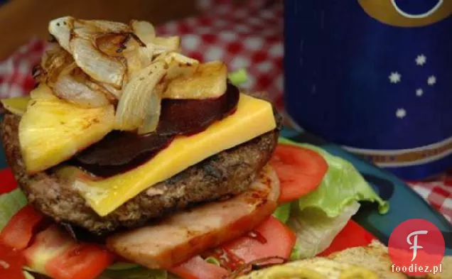 Prace - Bonza Aussie Burger And Chips!