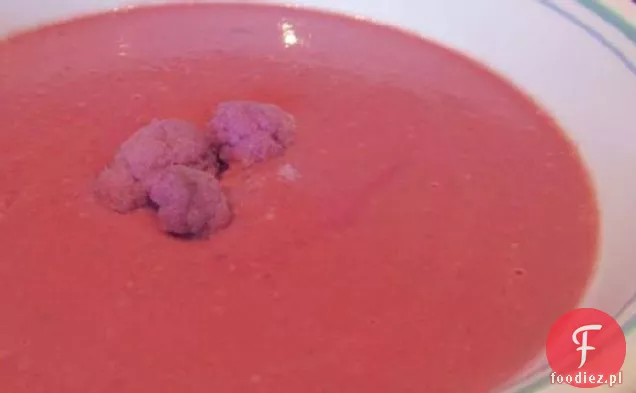 Purple Passion Soup! Zupa kalafiorowo-ziemniaczana