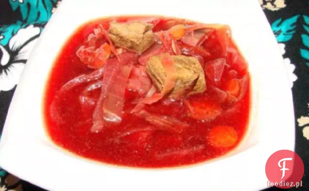 Zupa wołowa, buraczana i kapuściana (garnek i Ww)
