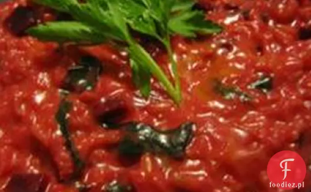 Risotto z buraczkami i cheddarem