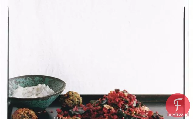 Cukinia Köfte z Buraczano-Bulgur Pilaf