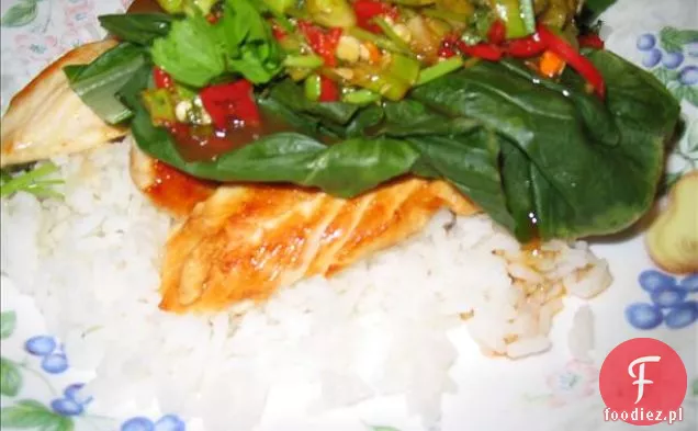 Kurczak Z Limonką Tajską Z Bok Choy