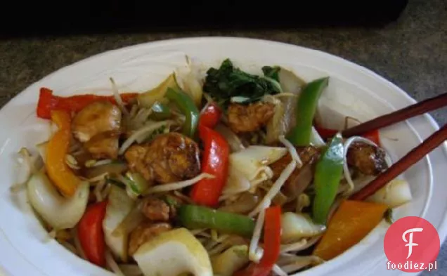 Chicken Stir Fry dla miłośników imbiru