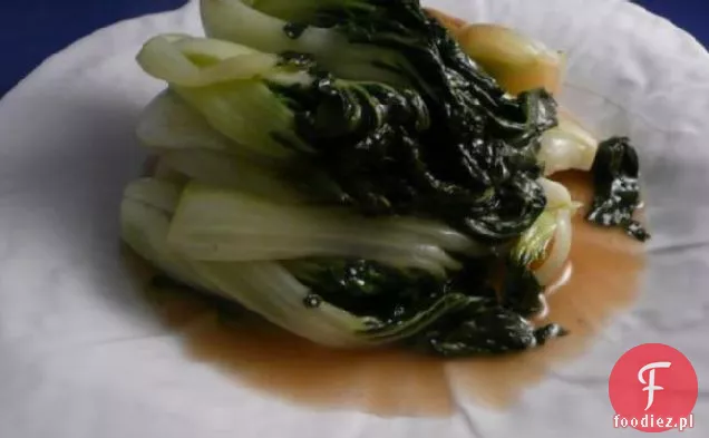 Baby Bok Choy z Sherry i Prosciutto