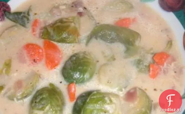 Garlicky Brukselka Saute