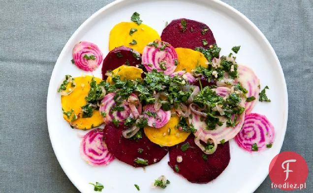 Buraczane Crudo Z Chimichurri