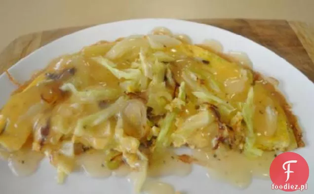 Omlet Z Kapusty Z Sosem, Bardzo Szybki