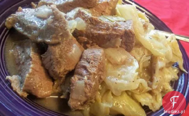 Wołowina i kapusta po holendersku (garnek Crock)