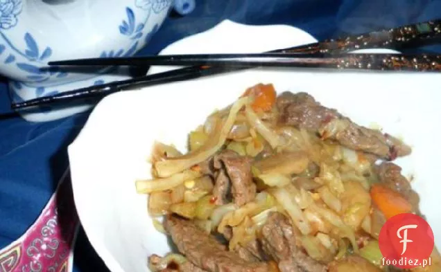 Kapusta wołowa Stir-fry