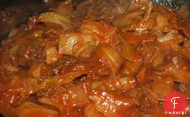 Pieczenie Hamburgera Z Kapusty