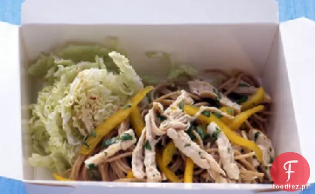 Spaghetti z kurczakiem i papryką