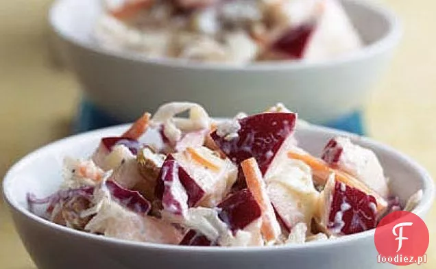 New Fashioned Apple and Raisin Slaw