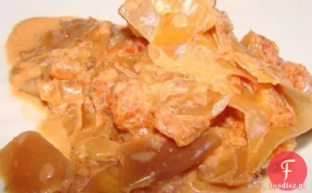 Gotowana kapusta i pomidory