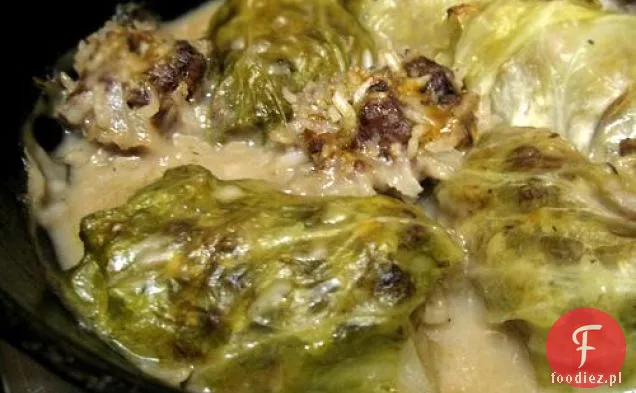 Roladki Z Kapusty Z Zupą Grzybową