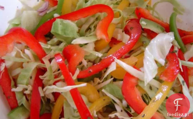 Trójkolorowy Papryka, Ananas Cole Slaw