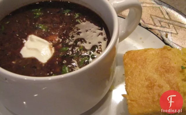 Zupa Z Czarnej Fasoli