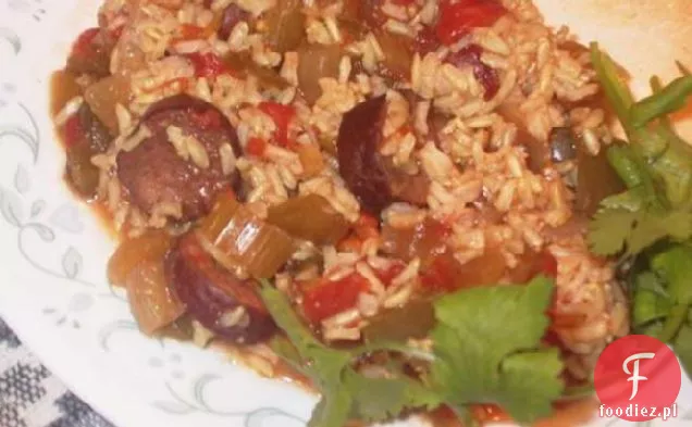 Kiełbasa Cajun i ryż