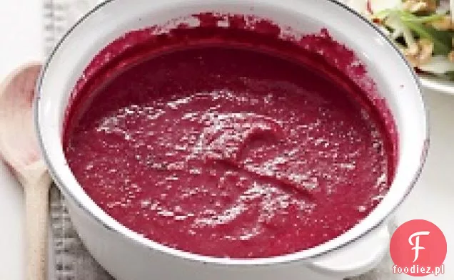 Zupa Z Pieczonego Czosnku I Buraków