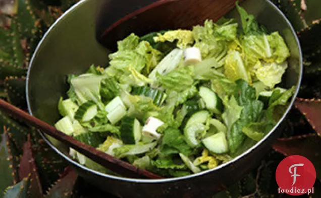 Chrupiąca Sałatka z selera i serca Rzymskiego