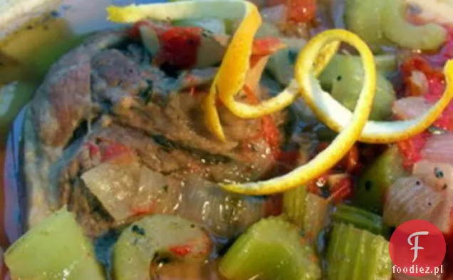 Osso Bucco (Golonki Cielęce) Z Gremolatą Cytrynowo-Mandarynkową
