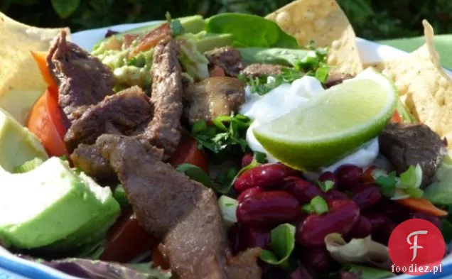 Becky ' s Gourmet Południowo-Zachodnia Sałatka Taco lub Nachos ze stekiem