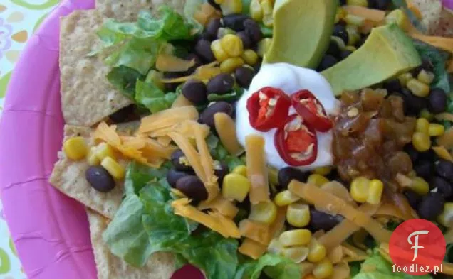 Sałatka z Taco i Czarnej Fasoli