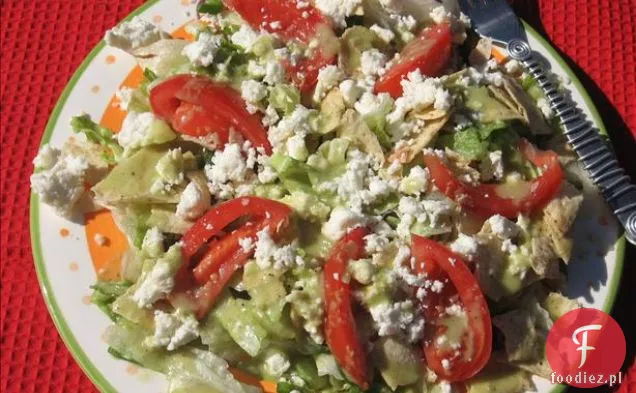 Pikantna Sałatka Z Paskami Tortilla