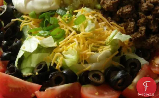 Trzystopniowa Sałatka Taco