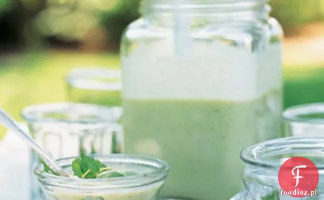 Maślanka Vichyssoise z rukolą